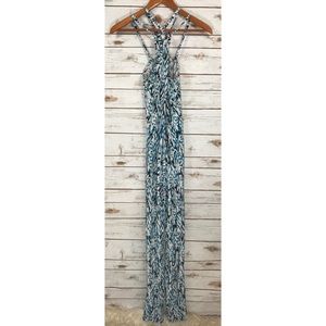 BLUE STRETCHY JUMPSUIT SIZE MEDIUM